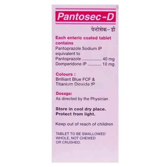 pantosec d tablet 10's